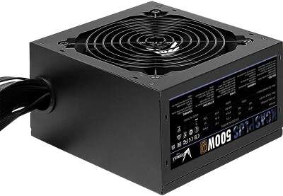 Блок питания 500W FORMULA (AEROCOOL) KCAS PLUS 500 (ATX, 80+ Bronze, APFC, 20+4 pin, 120mm fan, PCI-E 6+2Px2, 7xSATA) (KCAS PLUS 500 (F))