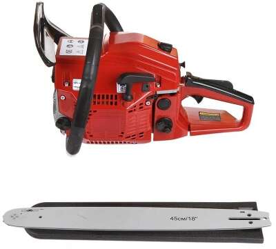 Бензопила Elitech БП 45/18 Промо 1800Вт 2.4л.с. дл.шины:18" (45cm) (188596)