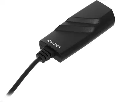 Сетевая карта Digma D-USBC-LAN1000, 1xRJ-45, 1 Гбит/с, USB Type-C, Retail
