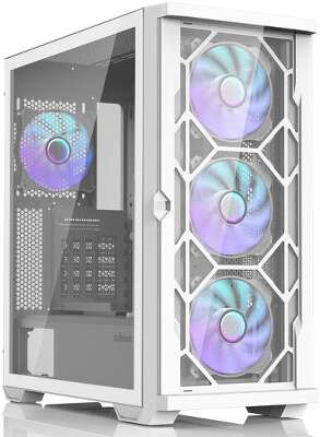 Корпус Zalman Z10 DUO White, белый, ATX, без БП (Z10 DUO White)