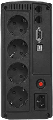 ИБП CyberPower VP1000ELCD {Line-Interactive, Tower, 1000VA/550W USB/RS-232/RJ11/45  (4 EURO), 12В/9 Ач х 1}