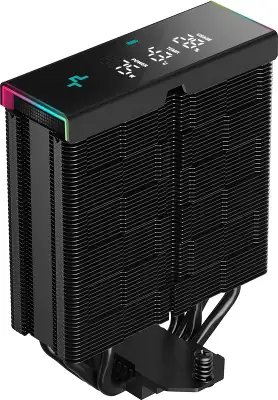 Устройство охлаждения(кулер) Deepcool AK400 Digital Pro Soc-AM5/AM4/1200/1700/1851 черный 4-pin 25dB Al+Cu LCD 220W 695gr Ret (R-AK400-BKAPMN-G)