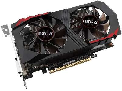 Видеокарта Ninja (Sinotex) GTX1050Ti 4GB 128bit GDDR5 DVI-D DP HDMI 2FAN RTL {20}