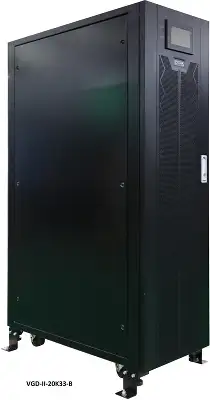 ИБП Powercom Vanguard-II-33 VGD-II-20K33, 200000VA, 18000W, клеммная колодка, черный
