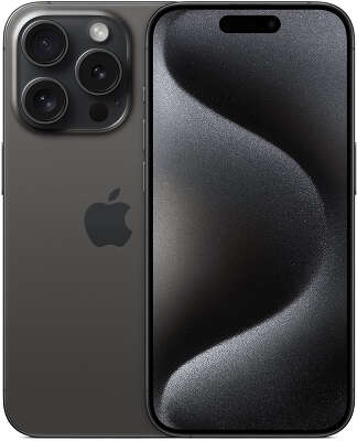 Смартфон Apple A3104 iPhone 15 Pro 1Tb черный титан моноблок 3G 4G 2Sim 6.1" 1179x2556 iOS 17 48Mpix 802.11 a/b/g/n/ac/ax NFC GPS GSM900/1800 Protect