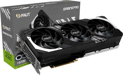 Видеокарта Palit NVIDIA nVidia GeForce RTX 4080 GAMINGPRO OC 16Gb DDR6X PCI-E HDMI, 3DP
