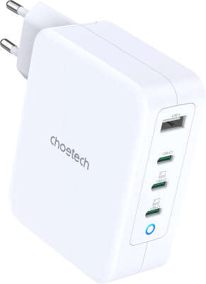 Зарядное устройство Choetech GaN 130W USB/3xUSB-C [PD6001]