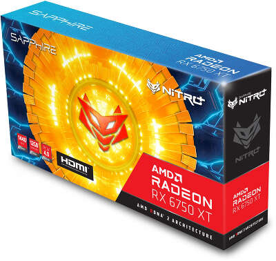 Видеокарта Sapphire AMD Radeon RX 6750 XT NITRO+ 12Gb DDR6 PCI-E HDMI, 3DP