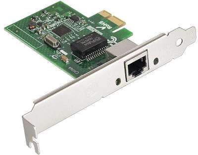 Exegate EX283723RUS Сетевой адаптер EXE-i210AT PCI Express 2.0 10/100/1000Mbps 1xRJ-45 (Copper) Intel WGI210AT