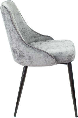 Стул для дома Бюрократ KF-5_2 комплект 2шт серый Light 19 металл черный на ножках (KF-5/LT19_2)