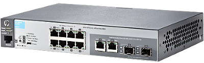 Коммутатор HP 2530-8-PoE (J9780A) 8-портов 10/100BASE-T/SFP