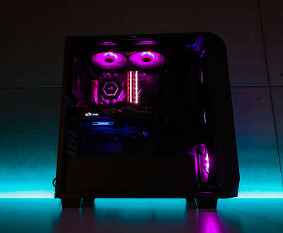 Корпус Aerocool [Project 7] P7-C0 черный , два акриловых окна , ATX, без БП, 2x USB 3.0
