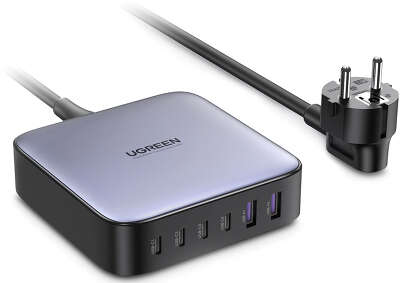 Зарядное устройство Ugreen Desktop Charger CD271 2xUSB/4xUSB-C 200W, Black [40914]