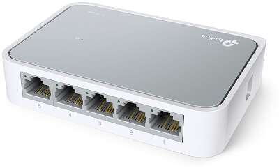 Коммутатор TP-LINK TL-SF1005D 5 портов (5x100Mbs, неуправляемый, настольный, L2, корпус-пластик) (TL-SF1005D)