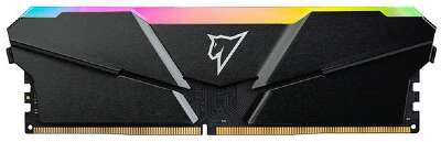 Модуль памяти DDR4 Netac Shadow RGB 8GB 3200MHz CL16 1.35V / NTSRD4P32SP-08E / Gray / with radiator