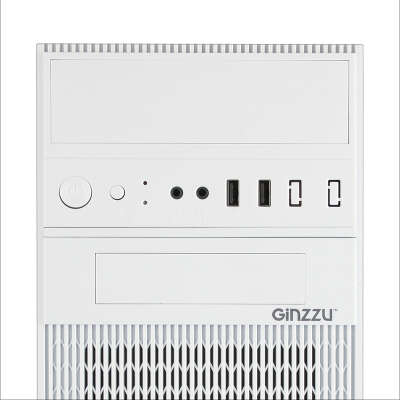 Корпус Ginzzu D290 Window Белый, без БП