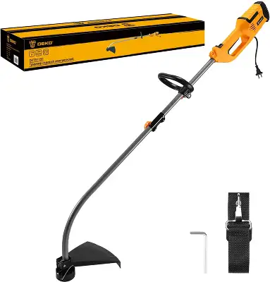 Триммер электрический Deko DKTR1150 1150Вт разбор.штан. реж.эл.:леска