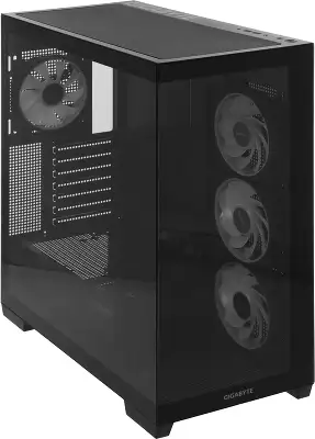 Корпус Gigabyte GB-C500P ST черный без БП ATX 6x120mm 3x140mm 2xUSB3.0 audio bott PSU