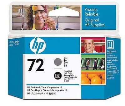 Печатающая головка HP 72 C9380A фото черный/серый для HP DJ T1100/T610