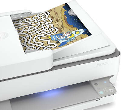 МФУ струйный HP DeskJet Plus Ink Advantage 6475 (5SD78C) A4 Duplex WiFi белый