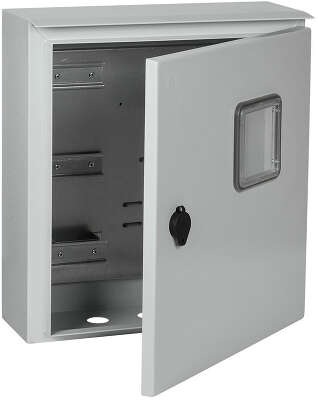 Щит распределительный IEK MKM51-N-03-54 TITAN ЩУ-3/1-0 У1 IP66 навесной 440мм 150мм 445мм 12мод. металл IP66 серый с возможностью установки счетчика (упак.:1шт)