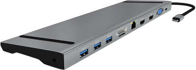 Док-станция Lyambda Multiport Aluminum LIN-03, Grey[LIN-03]