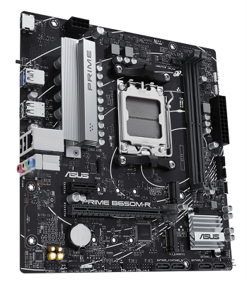 Материнская плата ASUS PRIME B650M-R, AM5, B650, 2*DDR5, 4*SATA, 2*M.2, 2*USB 3.2, 4*USB 2.0, 2*PCIx16, 1*PCIx1, HDMI, mATX; 90MB1H30-M0EAY0