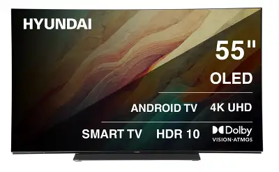 Телевизор 55" Hyundai H-LED55OBU7700 UHD HDMIx3, USBx2
