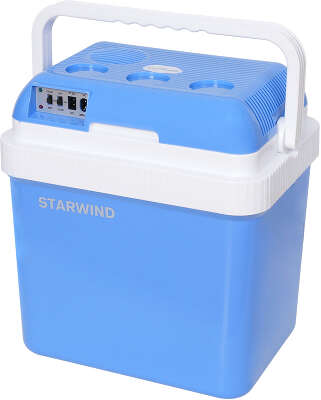 Автохолодильник Starwind CB-112 24л 48Вт голубой/белый