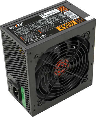 Блок питания 450W Ginzzu PB450 12CM 80+ (без шнура питания)
