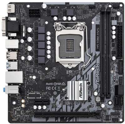 Материнская плата H510 S1200 MATX H510M-HVS R2.0 ASROCK