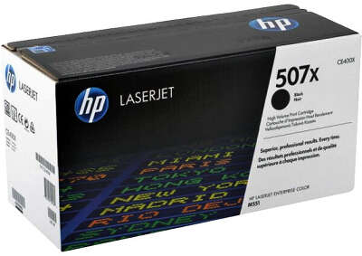 HP 507X Black Original LaserJet Toner Cartridge (CE400X)