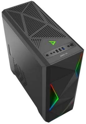 Zircon Корпус Ares без БП (Midi Tower, Micro-ATX, Black, 1*USB3.0+2*USB2.0)