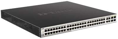 Коммутатор D-Link DGS-1210-52/F3A Настраиваемый L2 коммутатор с 48 портами 10/100/1000Base-T и 4 комбо-портами 100/1000Base-T/SFP (465795)