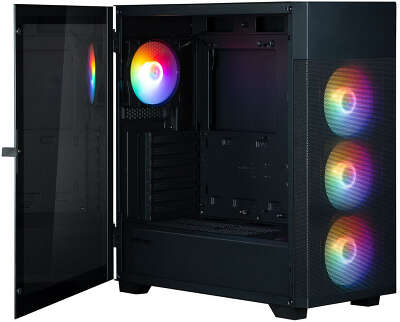 Корпус MidiTower Zalman S5 Neo black (ATX, без БП, FRGB, 2xUSB Type-A) (Zalman S5 Neo)