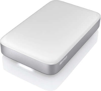 Внешний диск Buffalo MiniStation Thunderbolt 1TБ Slim White [UBHDPA10TU3EU]