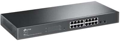 TP-Link SG2218 Коммутатор JetStream линейки Smart с 16 гигабитными портами RJ45 и 2 портами SFP