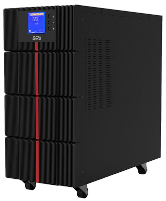 Источник бесперебойного питания Powercom MACAN, On-Line, 6000VA/6000W, Tower, IEC Terminal + IEC320 8*C13+2*C19, Serial+USB, SNMP Slot (1439699)