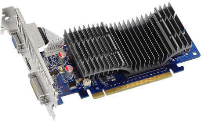 Видеокарта PCI-E NVIDIA GeForce GT210 512MB DDR2 ASUS [EN210 SILENT/DI/512MD2]