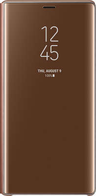 Чехол Samsung для Samsung Galaxy Note 9 Clear View Standing Cover, коричневый (EF-ZN960CAEGRU]