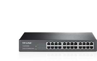 Коммутатор TP-Link TL-SF1024D (L2) 24x100Мбит/с неуправляемый