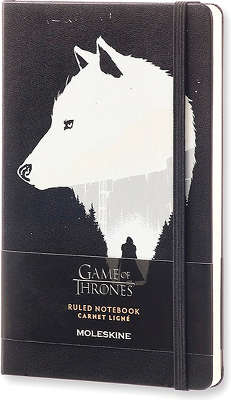 Записная книжка "Game of Thrones" (в линейку), Moleskine, Large, черный (арт. LEGTQP060)