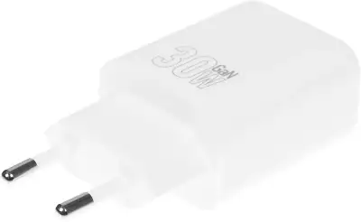 Зарядное устройство Hoco 30Вт, 3А, QC3.0/PD, 1xUSB, 1xType-C, N63, белый, коробка