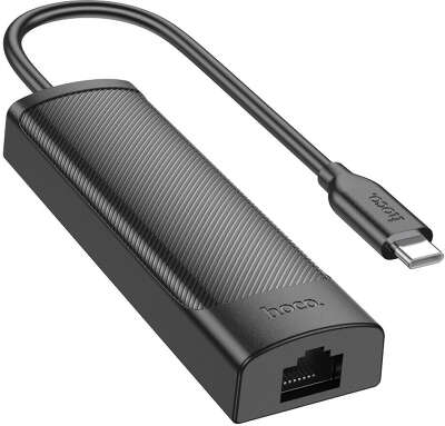 Разветвитель USB-C Hoco HB42 Type-C 3порт. черный HB42 TYPE-C