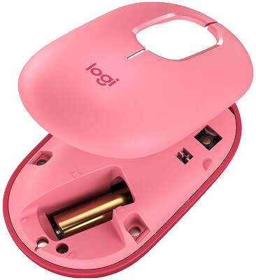 Мышь беспроводная Logitech Pop Mouse - Heartbreaker Rose USB (910-006548)