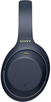 Беспроводные наушники Sony WH-1000XM4, с шумоподавлением, синие