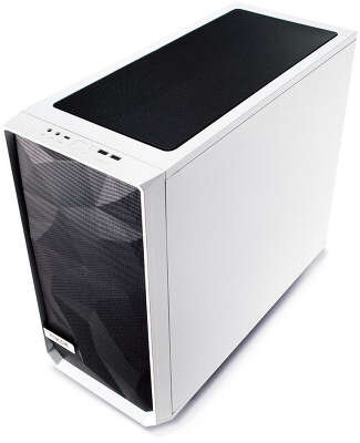 Корпус Fractal Design Meshify S2 TG Clear, белый, ATX, Без БП (FD-CA-MESH-S2-WT-TGC)