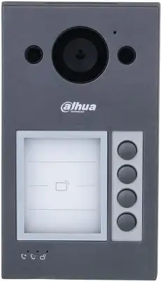 Видеопанель Dahua DHI-VTO3311Q-WP цветной сигнал CMOS цвет панели: серый