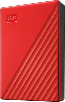Жесткий диск WD USB3.2 Gen1 4TB WDBPKJ0040BRD-WESN My Passport 2.5" красный