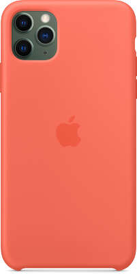Силиконовый чехол для iPhone 11 Pro Max Apple Silicone Case, Clementine Orange [MX022ZM/A]